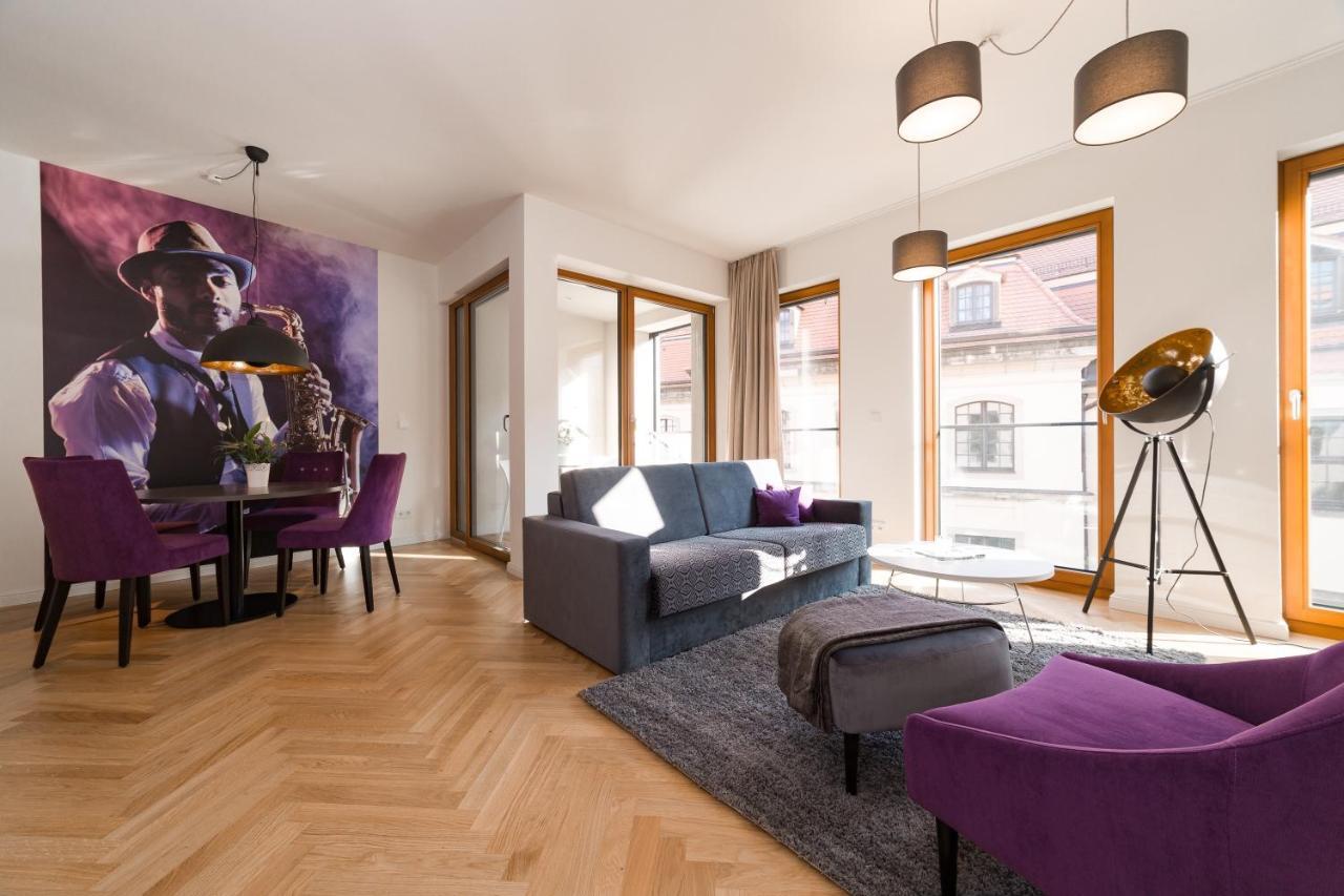 Modernes Apartment Am Neumarkt Drážďany Exteriér fotografie