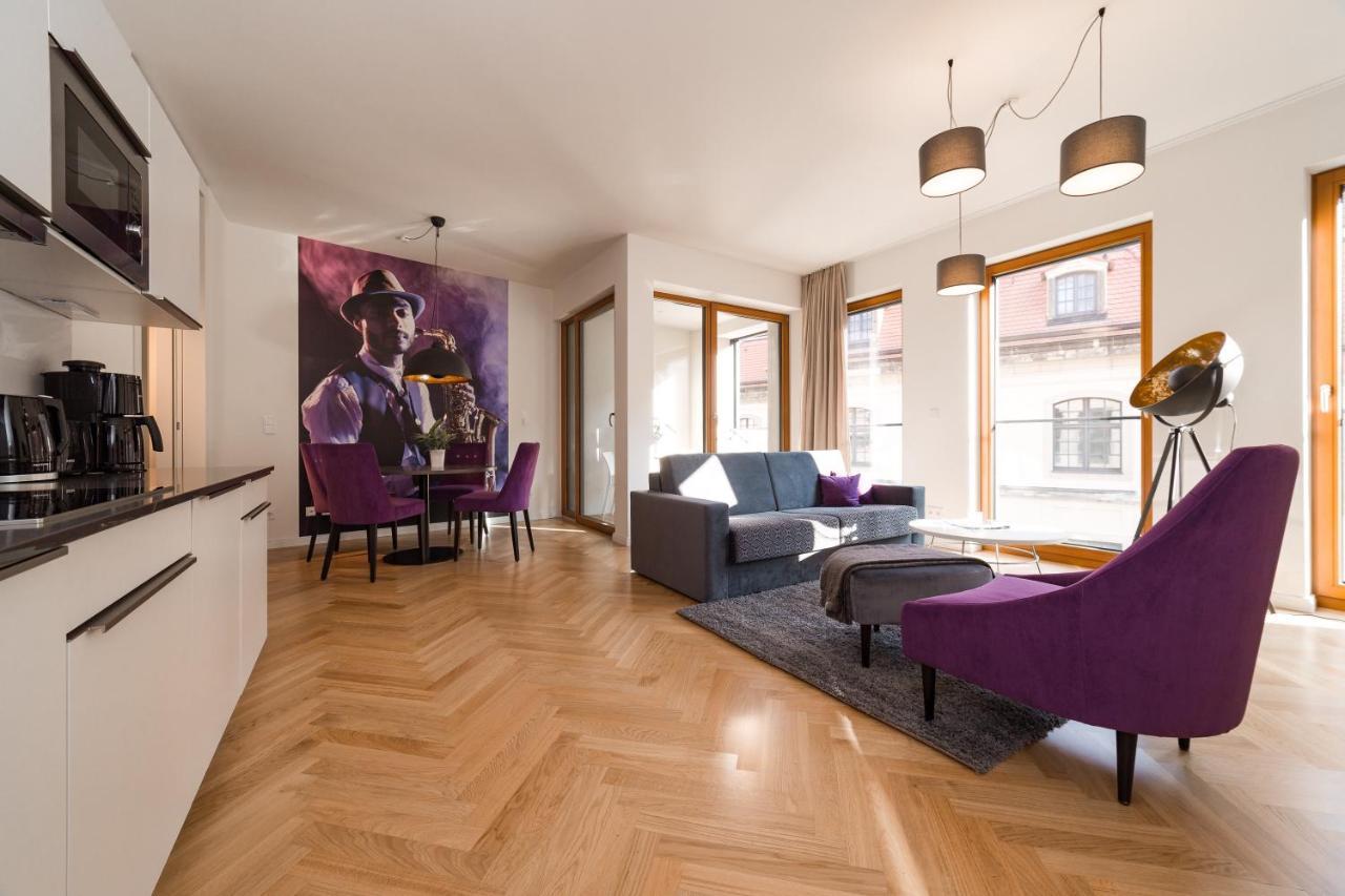 Modernes Apartment Am Neumarkt Drážďany Exteriér fotografie