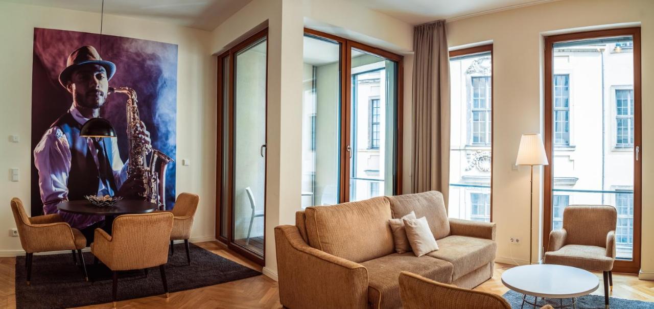 Modernes Apartment Am Neumarkt Drážďany Exteriér fotografie